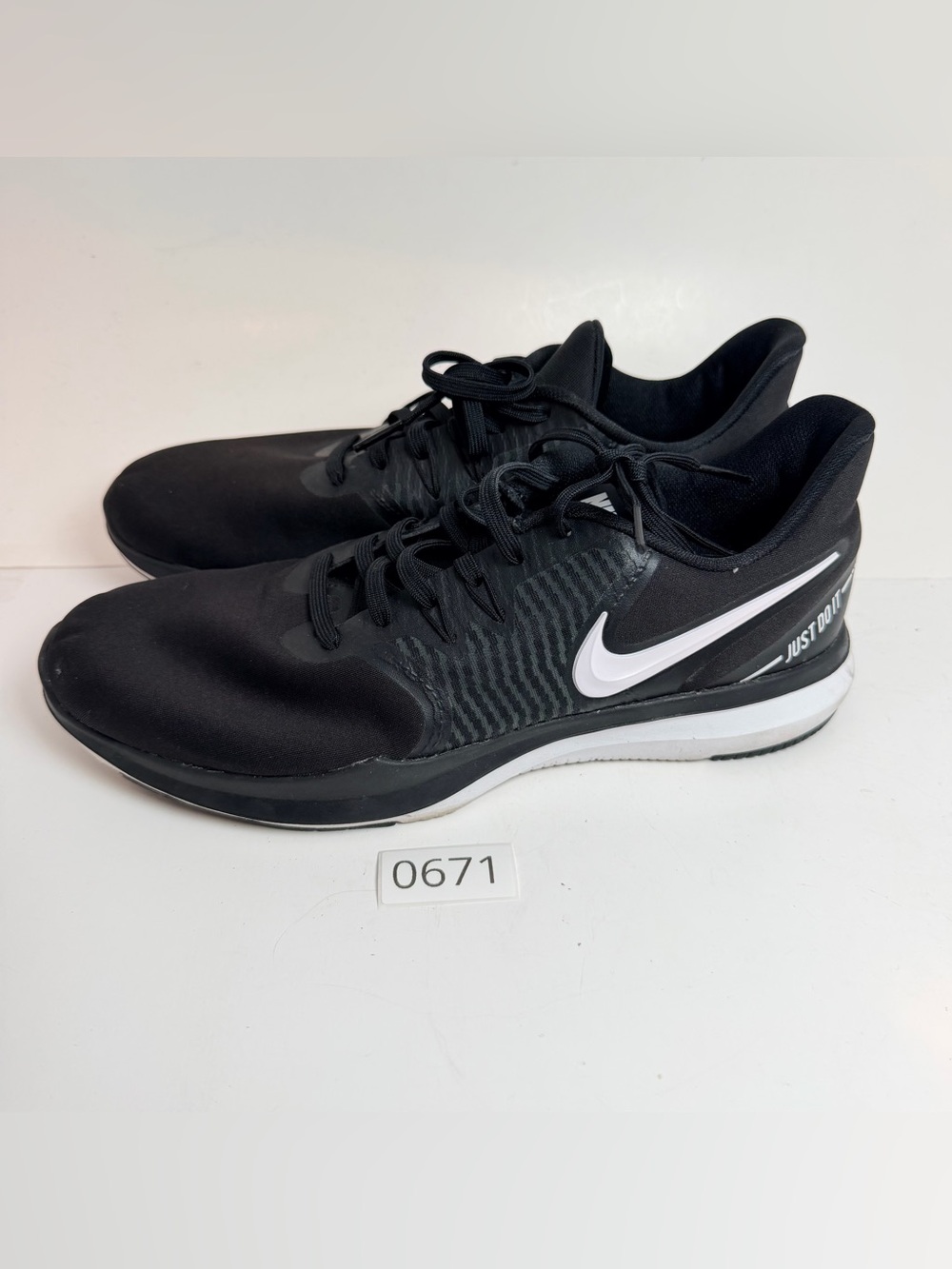 Nike Black and White Men's Running Sneakers
